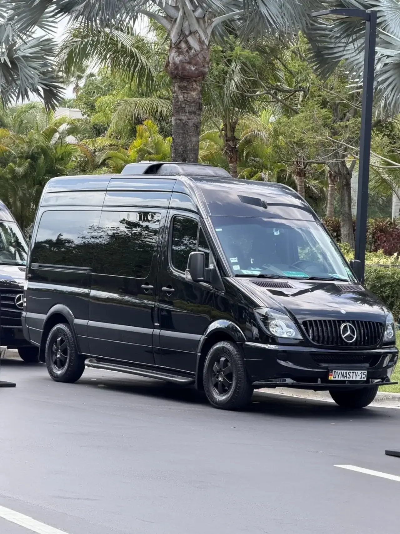 Mercedes Sprinter, close detail shot